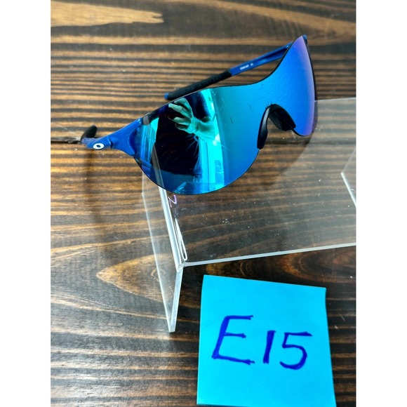 Oakley Evzero Ascend OO9453-0437 Polished Blue Sunglasses Frame Rimless - Picture 1 of 9